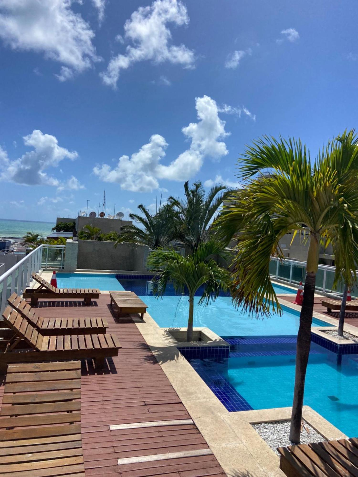 Edf Jtr- Aptos Com Varanda I Piscina Cobertura Maceió Buitenkant foto